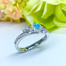 201021/PTパライバトルマリンリング T-0.11ct D-0.23ct | ジュエル